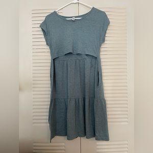 Latched mama breast feeding dress
